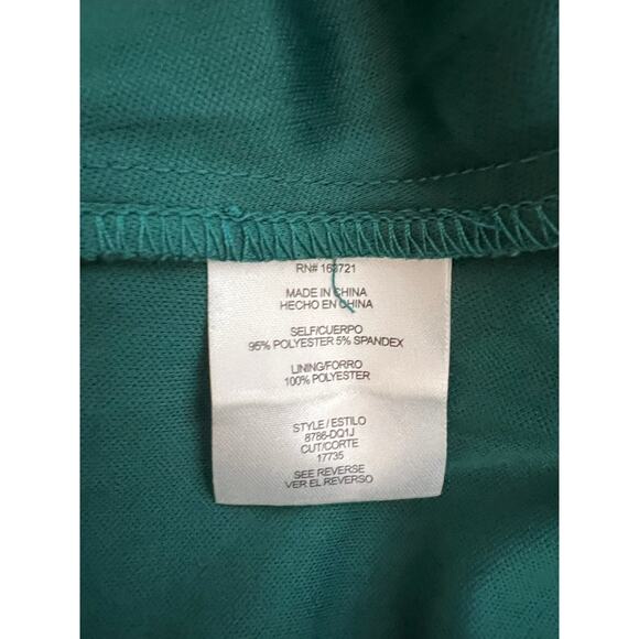 City studio green sequin fringe v-neck gown formal prom emerald - Picture 8 of 8